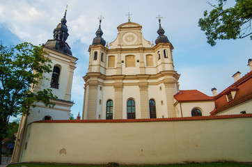 Fototapeta na wymiar St. Michael's Church (Sv. Mykolo Baznycia) in Vilnius, Lithuania