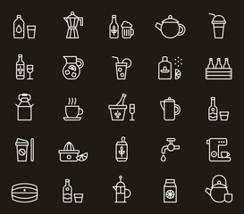 Drinks & Beverages icon set