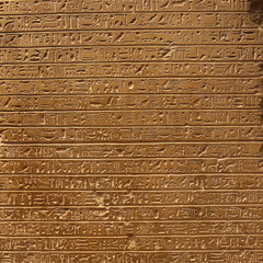 Old egypt hieroglyphs