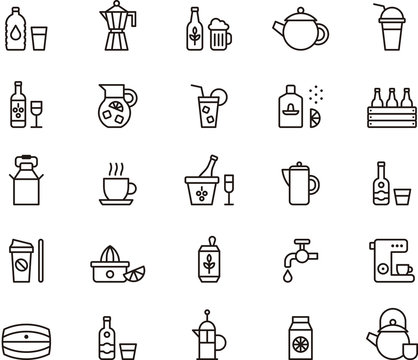 Drinks & Beverages icons