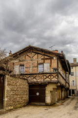 Maison en colombage et encorbellement à bourg en bresse © Gerald Villena