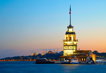 Maiden's Tower (Kiz Kulesi). Istanbul, Turkey