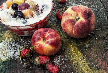 fruit salad is a delicious taste of fresh fruits and berries