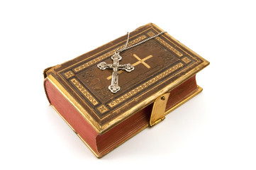 Cross on the Bible