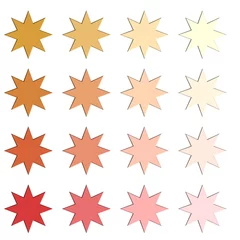 Fototapeten Sterren in verschillende kleuren © emieldelange