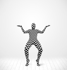 Fototapeta premium Anonymous man presenting your product