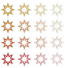 Fototapeten Verschillende kleuren sterren © emieldelange