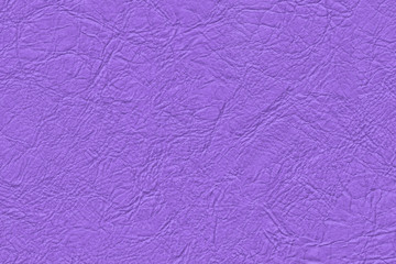 Artificial Eco Leather Violet Crumpled Texture Sample