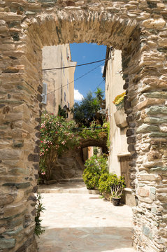 Corsican citadel entrance