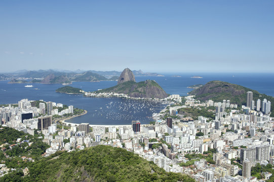 Rio de Janeiro Brazil Skyline Scenic Overlook