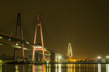 名港西大橋(名港トリトン)夜景