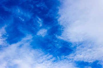 Fototapeta na wymiar Blue sky with scattered clouds