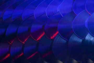A Colorful Array of Vinyl Records