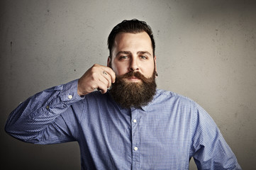 Portrait of a bearded man