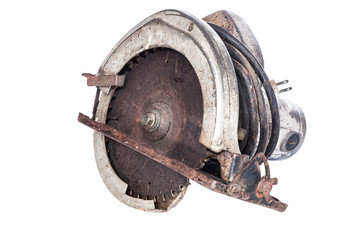 Old circular saw
