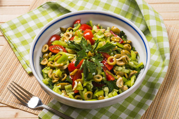 Fresh vegetable salad