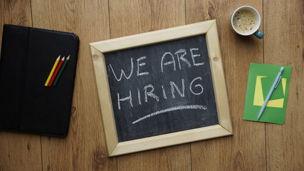 We are hiring