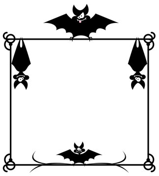 Frame with bats