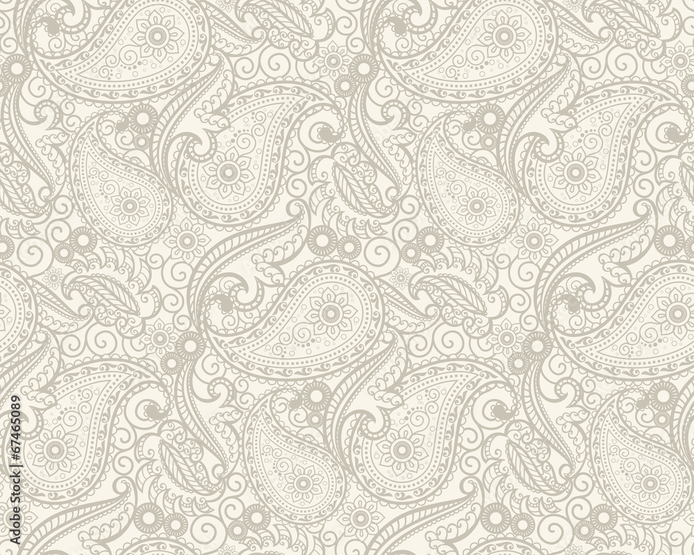 Wall mural Paisley pattern