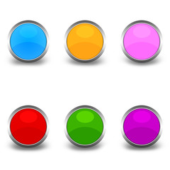 SET BOUTONS RONDS VIERGE