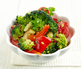 bowl of vegetable salad
