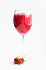 Raspberries juice