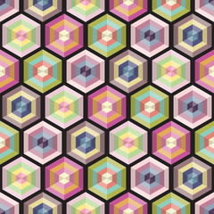 Seamless background geometry pattern