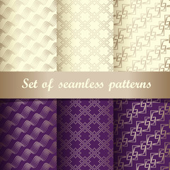 Set of seamless patterns 2