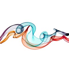 Background with Colorful Rainbow Smoke © Giovanni Cancemi