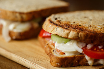 Home made sandwiches