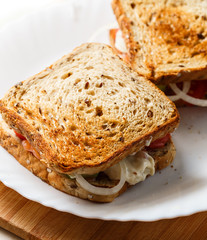 Home made sandwiches