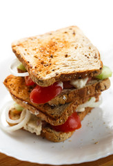 Home made sandwiches