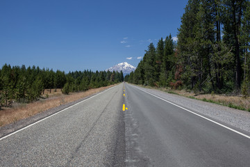 Fototapeta na wymiar Road to Mount Hood