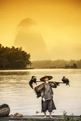 Fotobehang Cormorant Fisherman © SeanPavonePhoto