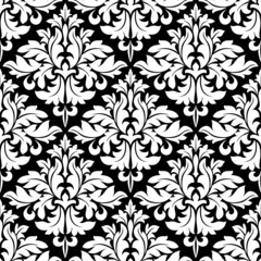 Floral seamless damask pattern