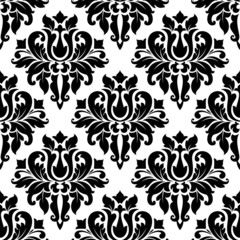 Floral seamless damask pattern