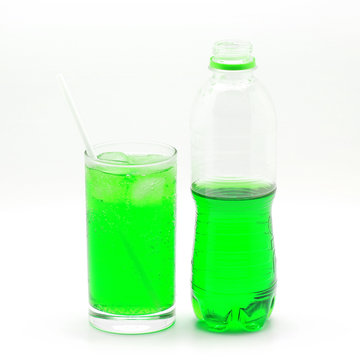 green soft drink