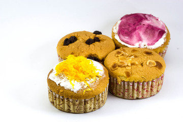 cup cake on white background