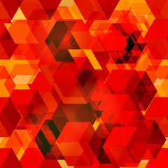 Seamless pattern of 3d cubes.