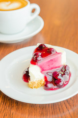 Blueberry cheesecake