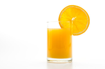 Orange juice glass