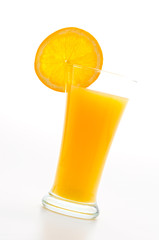 Orange juice glass