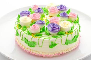 Flower cakes