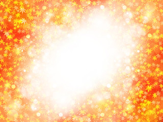 Obraz premium もみじ 紅葉 背景