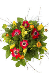 Strauß mit Frühlingsblumen