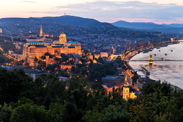 Fototapeta premium Ungarn, Budapest, Stadtansicht