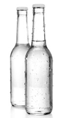 Water bottles isolated on white