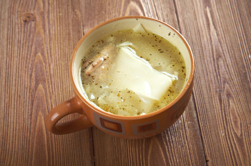 Tatar chicken noodle soup