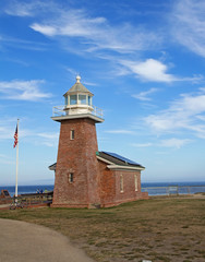 Fototapeta na wymiar Mark Abbott Memorial Lighthouse in Santa Cruz, CA