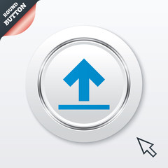 This side up sign icon. Fragile package symbol.